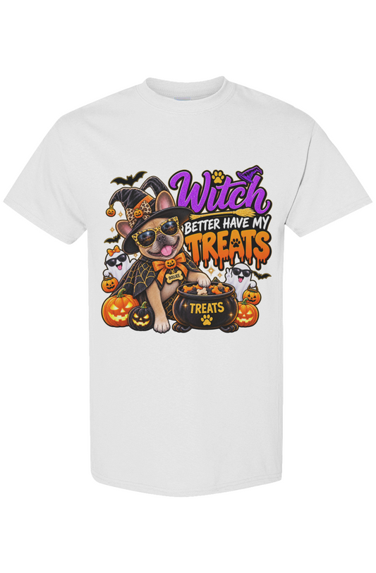 Witch Better Have My Treats Boujee Edition white T-shirt