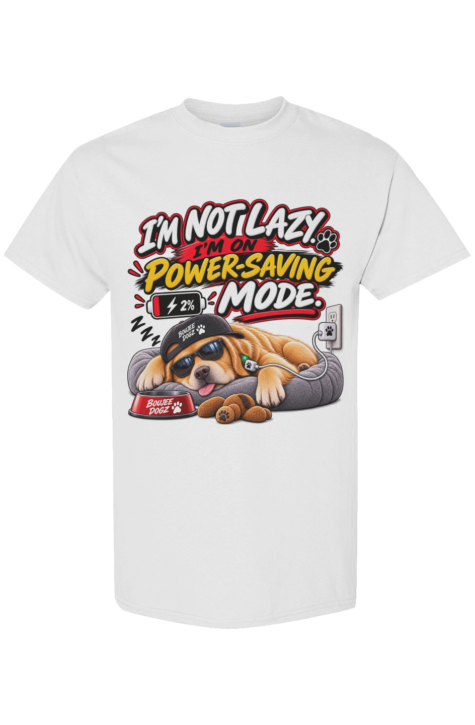 I'm Not Lazy. I'm On Power-Saving Mode. - back