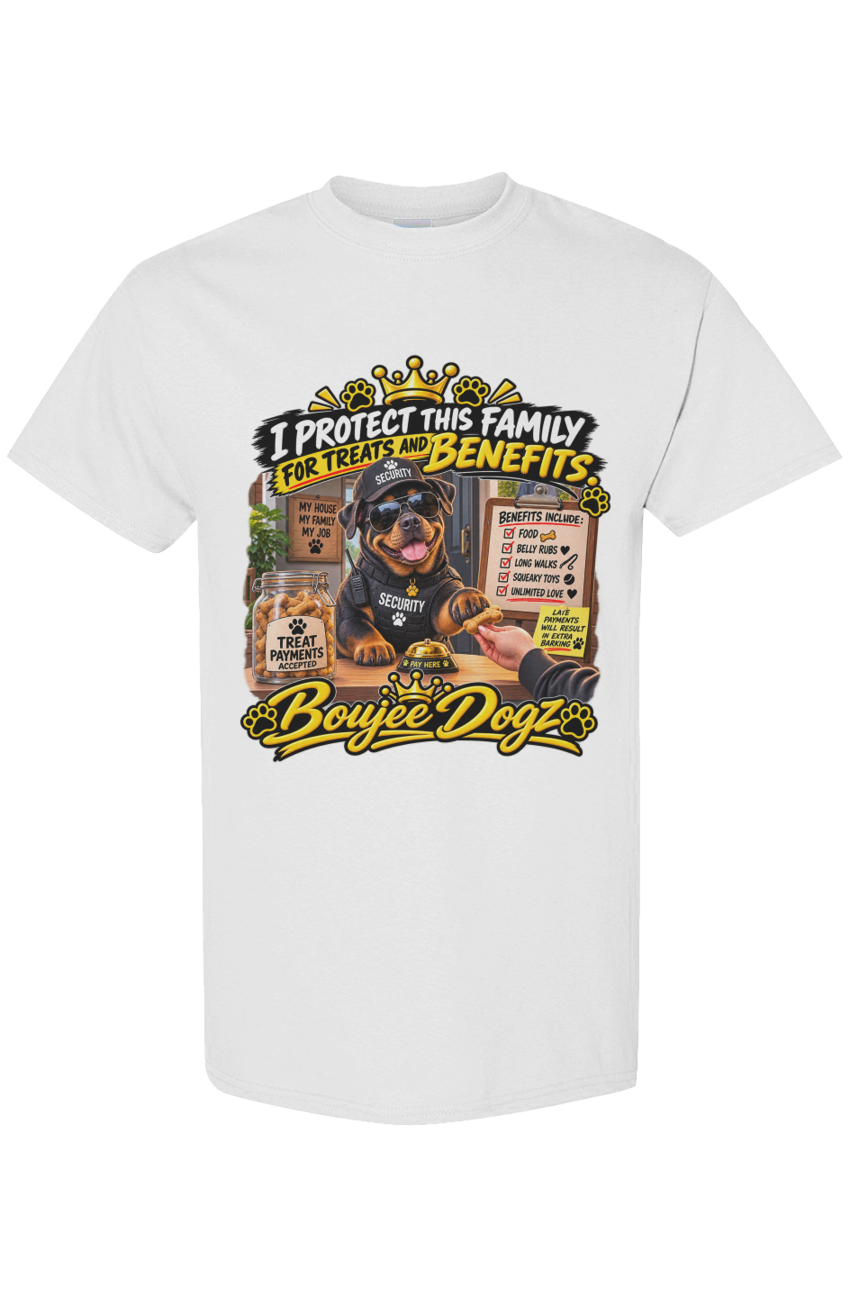 I Protect This Family For Treats And Benefits - back