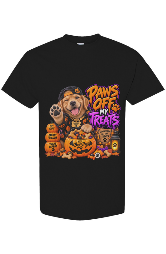 I Don't Do Tricks for Free. Boujee Dogz Halloween tee, black